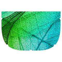 Texture Green Leaf Abstraction 3d Make Up Case (Large) from ArtsNow.com Side Left