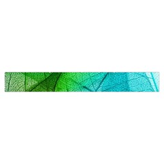 Texture Green Leaf Abstraction 3d Make Up Case (Large) from ArtsNow.com Zipper Front