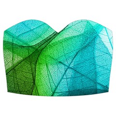 Texture Green Leaf Abstraction 3d Knee Front Top