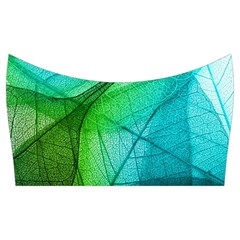 Texture Green Leaf Abstraction 3d Knee Back Top