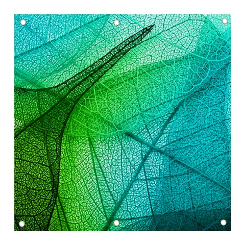 Texture Green Leaf Abstraction 3d Banner and Sign 3  x 3  from ArtsNow.com Front