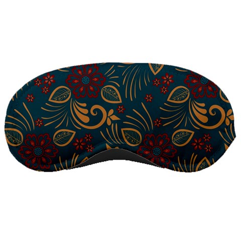 Flowers Floral Retro Flower Texture Sleep Mask from ArtsNow.com Front