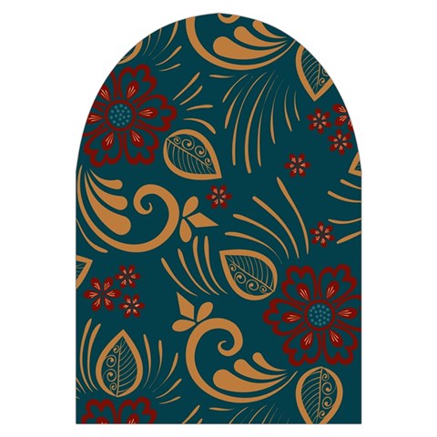 Flowers Floral Retro Flower Texture Microwave Oven Glove from ArtsNow.com Front