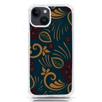 Flowers Floral Retro Flower Texture iPhone 14 TPU UV Print Case