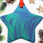 Psicodelia Zyguratti Texture Cyanturquoise Ornament (Star)