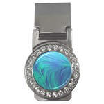 Psicodelia Zyguratti Texture Cyanturquoise Money Clips (CZ) 