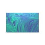 Psicodelia Zyguratti Texture Cyanturquoise Sticker (Rectangular)