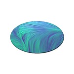 Psicodelia Zyguratti Texture Cyanturquoise Sticker Oval (10 pack)