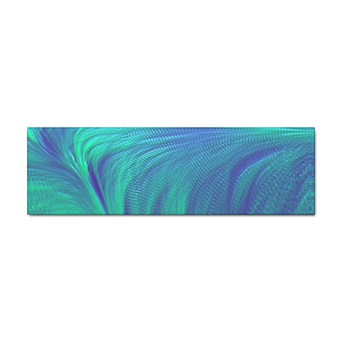 Psicodelia Zyguratti Texture Cyanturquoise Sticker Bumper (100 pack) from ArtsNow.com Front