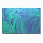 Psicodelia Zyguratti Texture Cyanturquoise Postcards 5  x 7  (Pkg of 10)