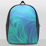 Psicodelia Zyguratti Texture Cyanturquoise School Bag (Large)