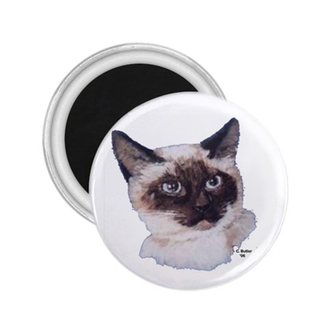 Siamese 2.25  Magnet from ArtsNow.com Front