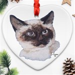 Siamese Ornament (Heart)