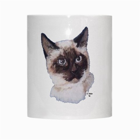 Siamese White Mug from ArtsNow.com Center