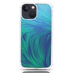 Psicodelia Zyguratti Texture Cyanturquoise iPhone 13 mini TPU UV Print Case