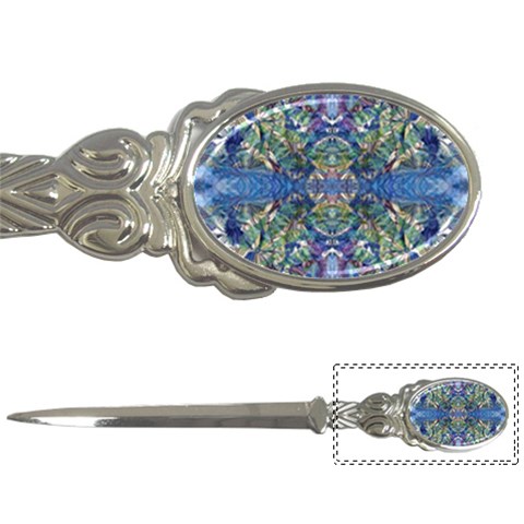 Blue arabesque Letter Opener from ArtsNow.com Front