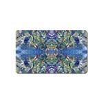 Blue arabesque Magnet (Name Card)