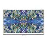 Blue arabesque Business Card Holder