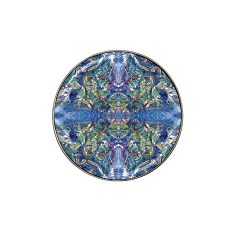 Blue arabesque Hat Clip Ball Marker (10 pack) from ArtsNow.com Front