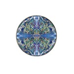 Blue arabesque Hat Clip Ball Marker (10 pack)