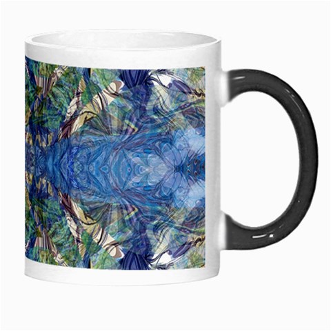 Blue arabesque Morph Mug from ArtsNow.com Right