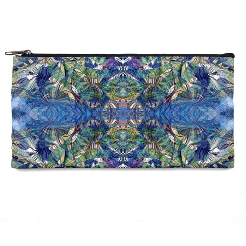 Blue arabesque Pencil Cases from ArtsNow.com Front