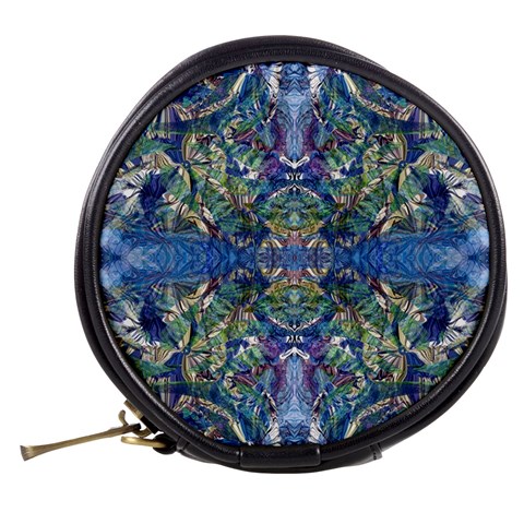 Blue arabesque Mini Makeup Bag from ArtsNow.com Back