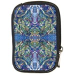 Blue arabesque Compact Camera Leather Case