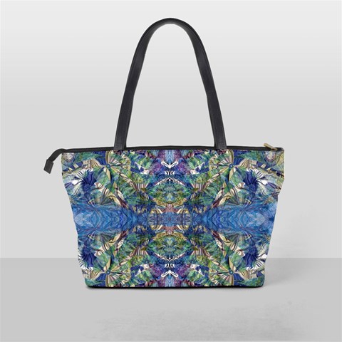 Blue arabesque Classic Shoulder Handbag from ArtsNow.com Back