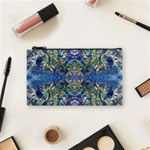 Blue arabesque Cosmetic Bag (Small)