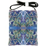 Blue arabesque Shoulder Sling Bag