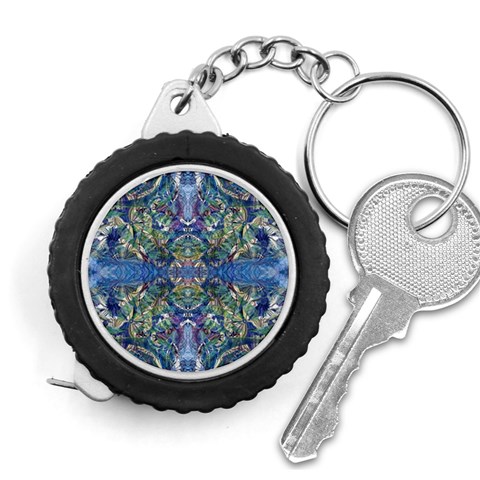 Blue arabesque Measuring Tape from ArtsNow.com Front