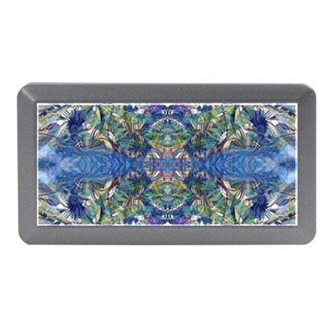 Blue arabesque Memory Card Reader (Mini) from ArtsNow.com Front