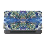 Blue arabesque Memory Card Reader with CF