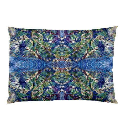 Blue arabesque Pillow Case (Two Sides) from ArtsNow.com Front