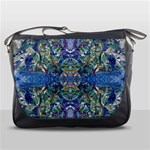 Blue arabesque Messenger Bag