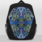 Blue arabesque Backpack Bag