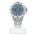 Blue arabesque Plastic Nurses Watch