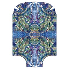 Blue arabesque Luggage Cover (Large) from ArtsNow.com Front