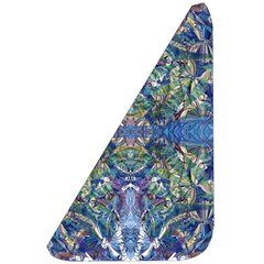 Blue arabesque Belt Pouch Bag (Small) from ArtsNow.com Front Left