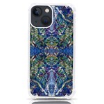 Blue arabesque iPhone 13 mini TPU UV Print Case