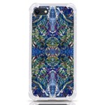 Blue arabesque iPhone SE