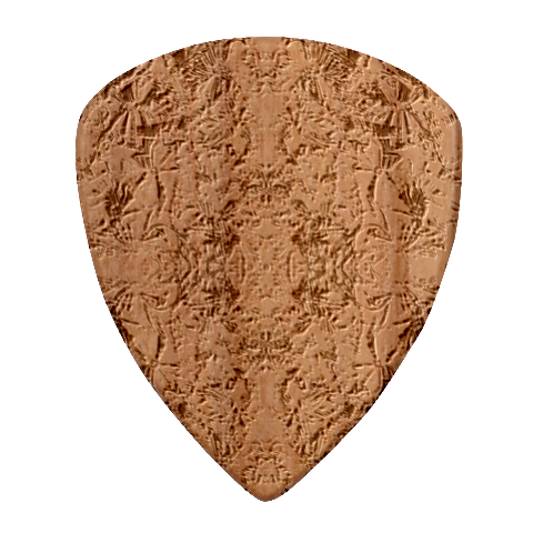 Blue arabesque Wood Guitar Pick (Set of 10) from ArtsNow.com Front