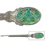 Green Repeats I Letter Opener