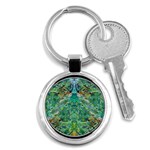 Green Repeats I Key Chain (Round)