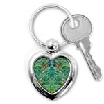 Green Repeats I Key Chain (Heart)