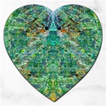 Green Repeats I Jigsaw Puzzle (Heart)