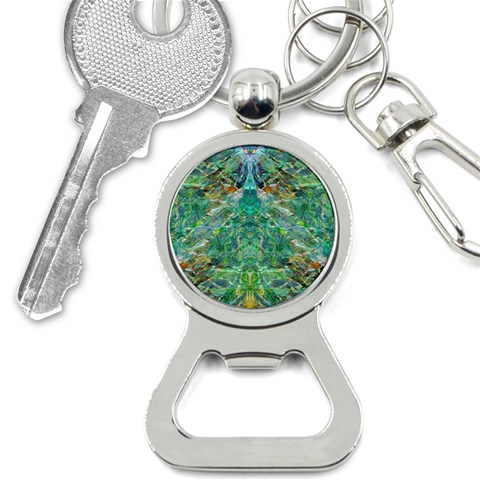 Green Repeats I Bottle Opener Key Chain from ArtsNow.com Front