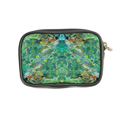 Green Repeats I Coin Purse from ArtsNow.com Back