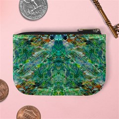 Green Repeats I Mini Coin Purse from ArtsNow.com Back